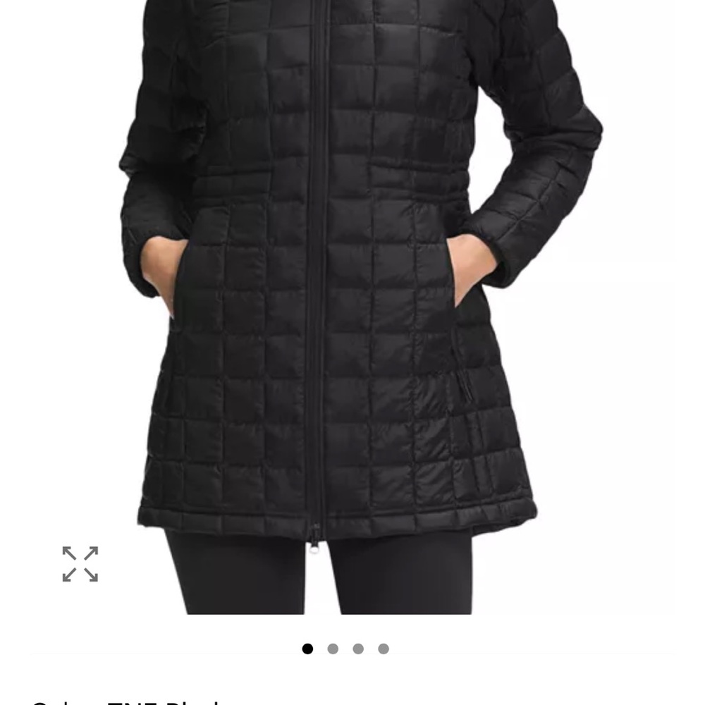 The North Face Women's Black ThermoBall quilted hooded parka - Picture 2 of 7